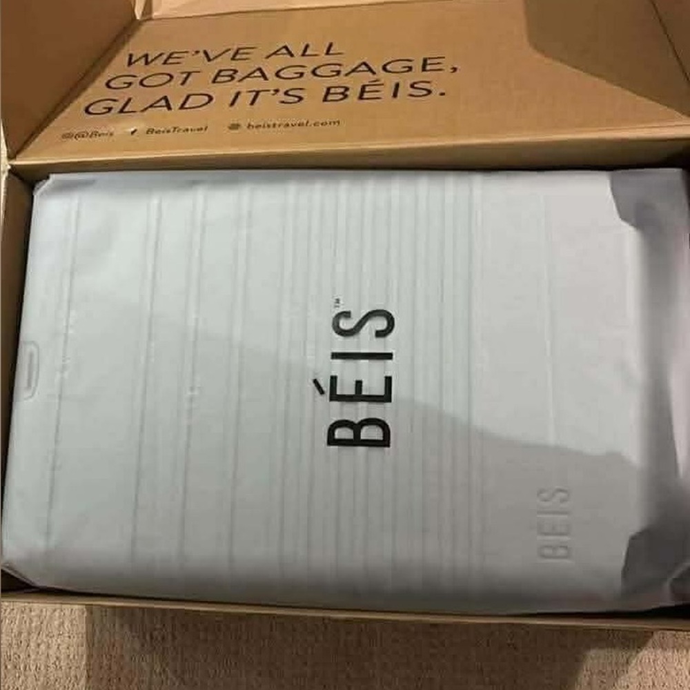 BEIS Gray Large Check-In Luggage